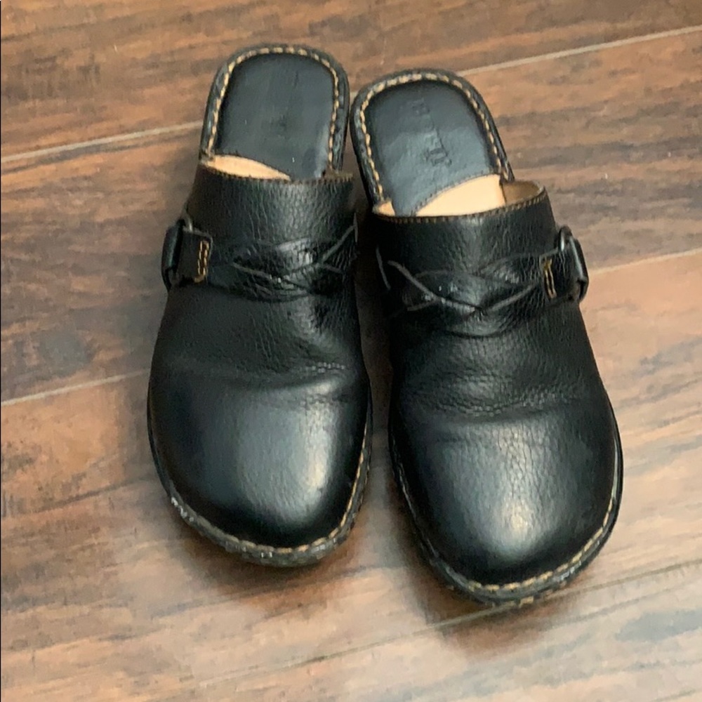 BOC Black Clogs Size 9
